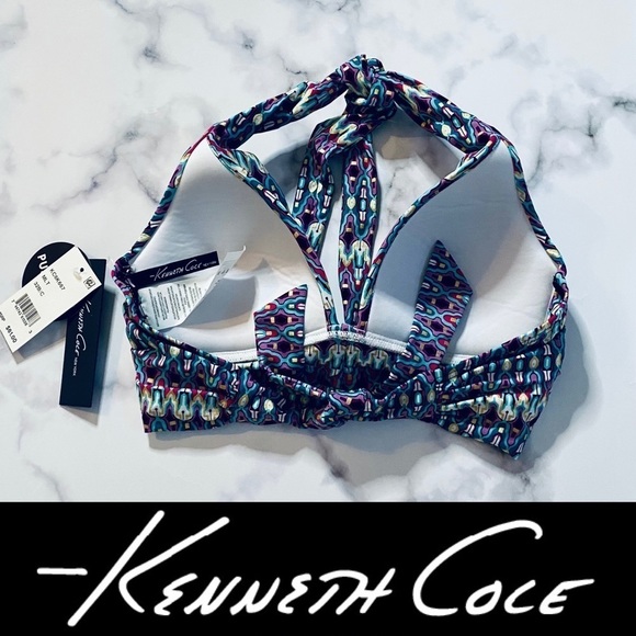 Kenneth Cole Push-Up Bikini Top, Size 32B/C, NWT. - Picture 2 of 3